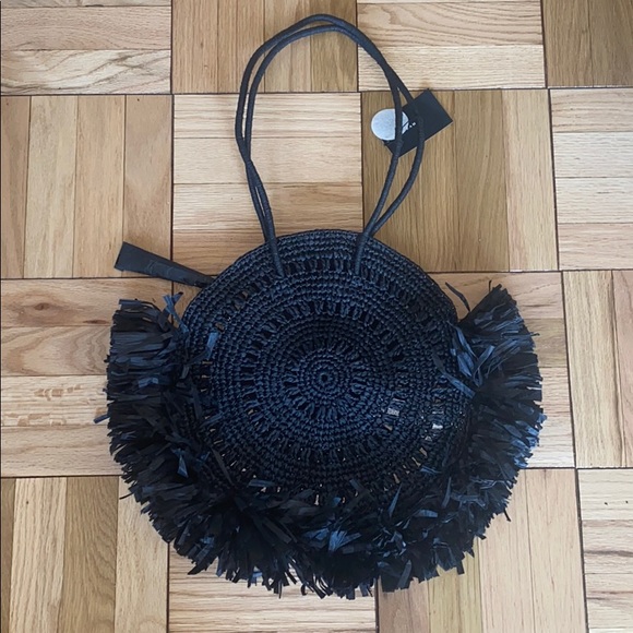 NEW Zara straw/raffia bag - Picture 2 of 8